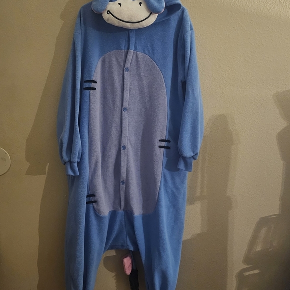 Newcosplay Other - Adorable Blue Eeyore Kids One Piece Footie